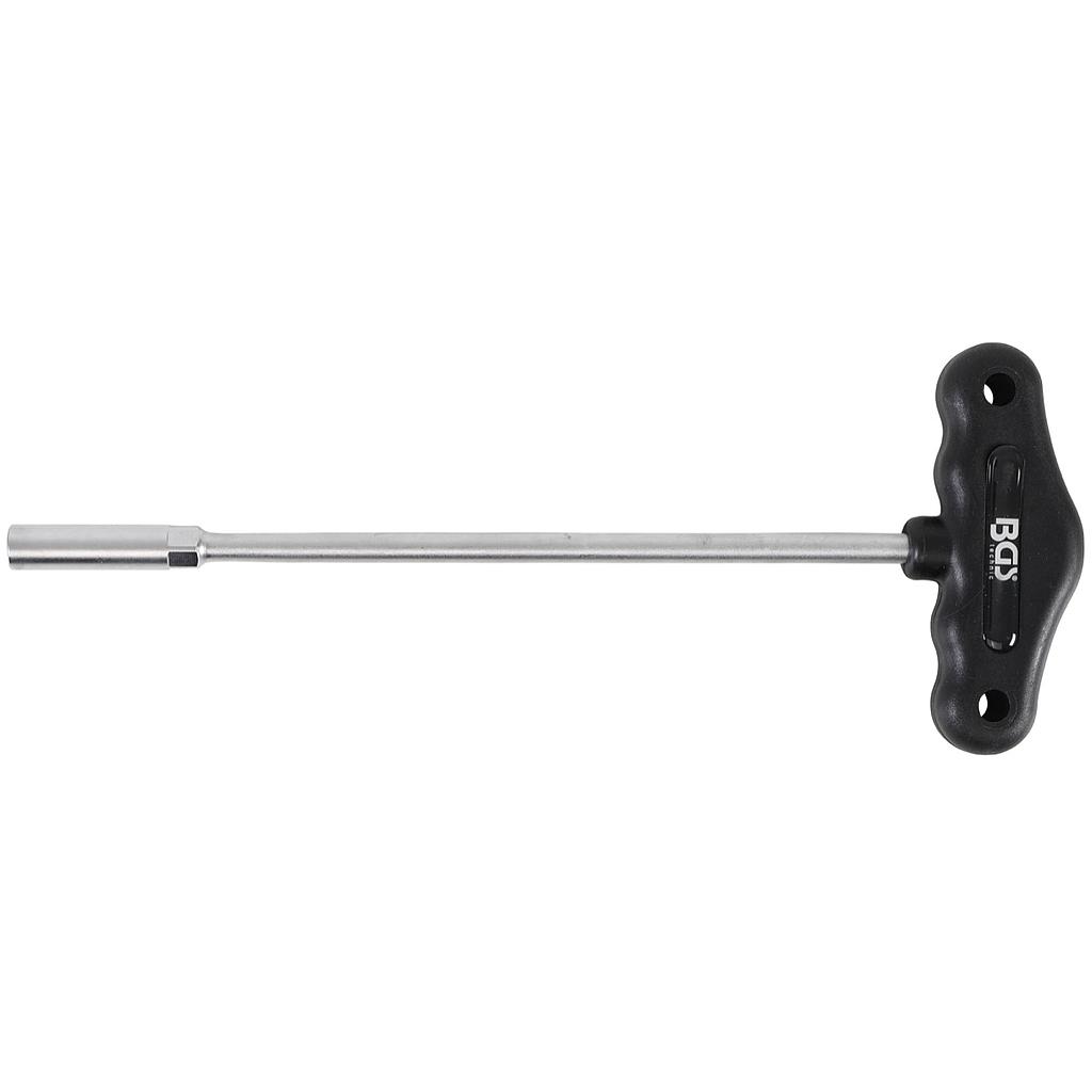 Steckschlüssel mit T-Griff, Sechskant | SW 7 mm