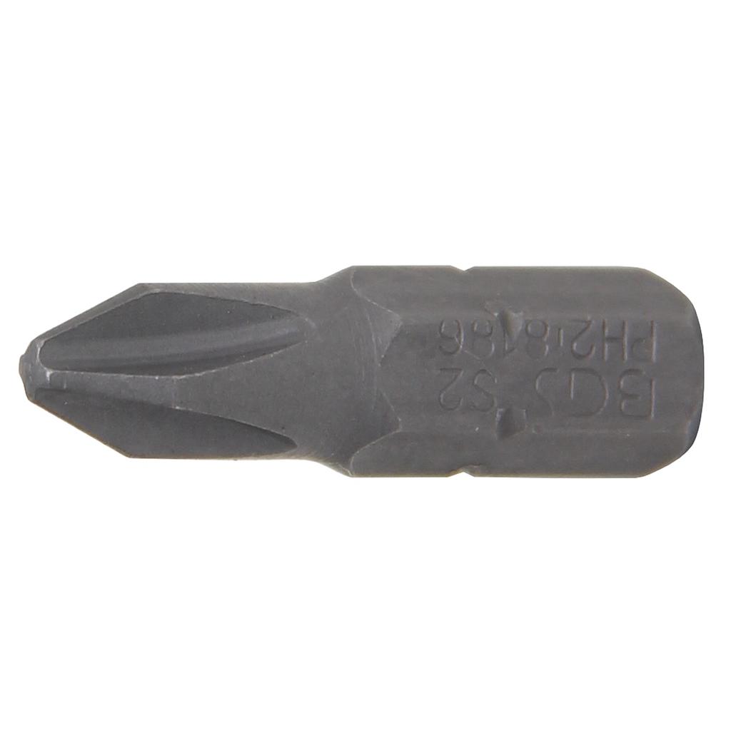 Bit | Antrieb Aussensechskant 6,3 mm (1/4") | Kreuzschlitz PH2