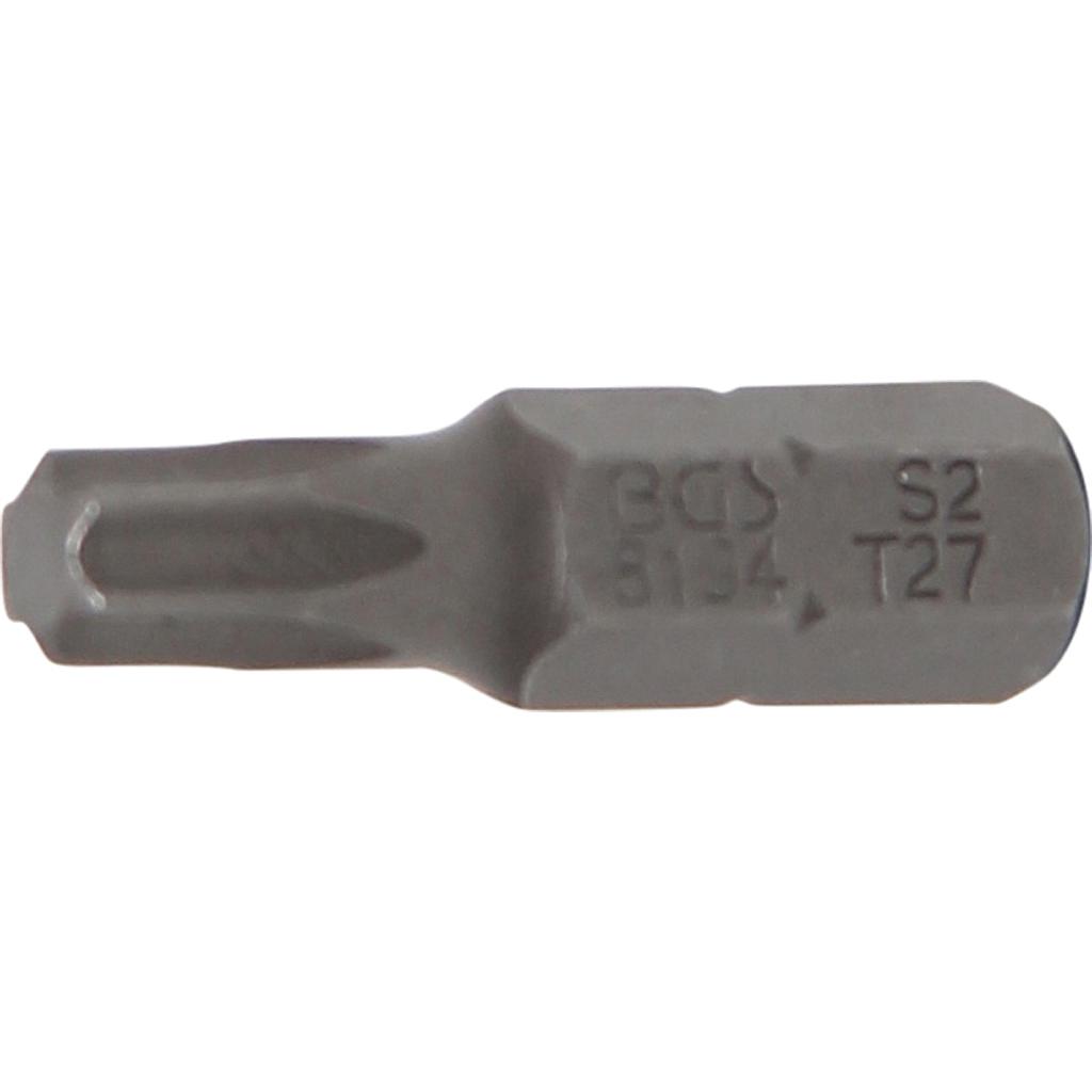 Bit | Antrieb Aussensechskant 6,3 mm (1/4") | T-Profil (für Torx) T27