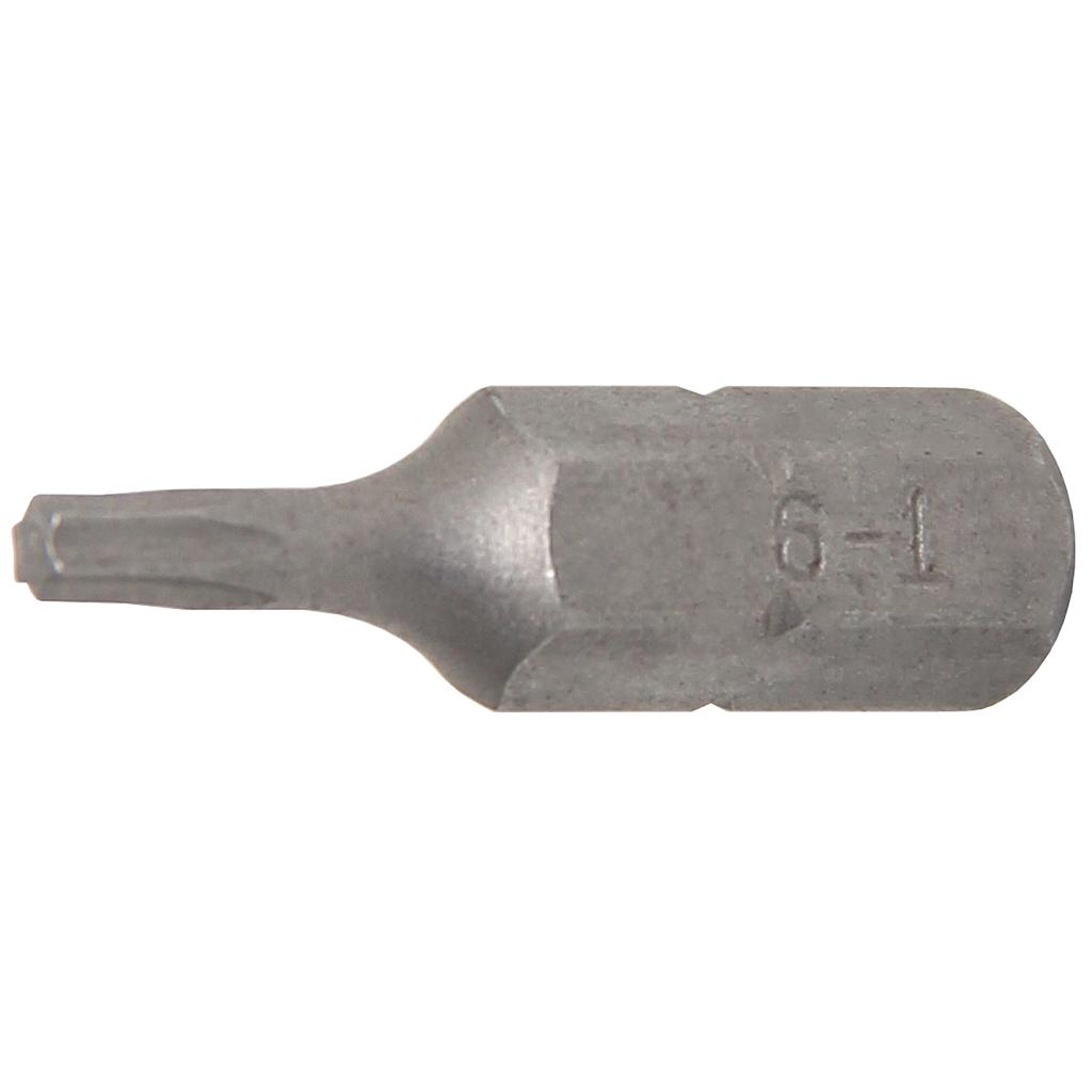 Bit | Antrieb Aussensechskant 6,3 mm (1/4") | T-Profil (für Torx) T9