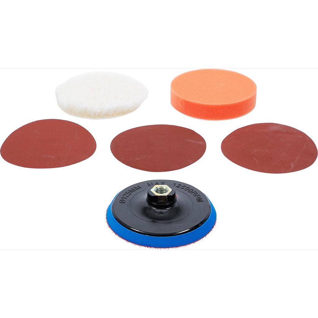 Schleif- und Polierscheiben-Satz | Ø 125 mm