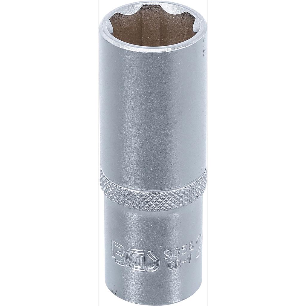 Steckschlüssel-Einsatz Super Lock, tief | Antrieb Innenvierkant 12,5 mm (1/2") | SW 20 mm