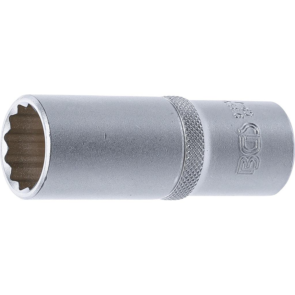 Steckschlüssel-Einsatz Zwölfkant, tief | Antrieb Innenvierkant 12,5 mm (1/2") | SW 20 mm