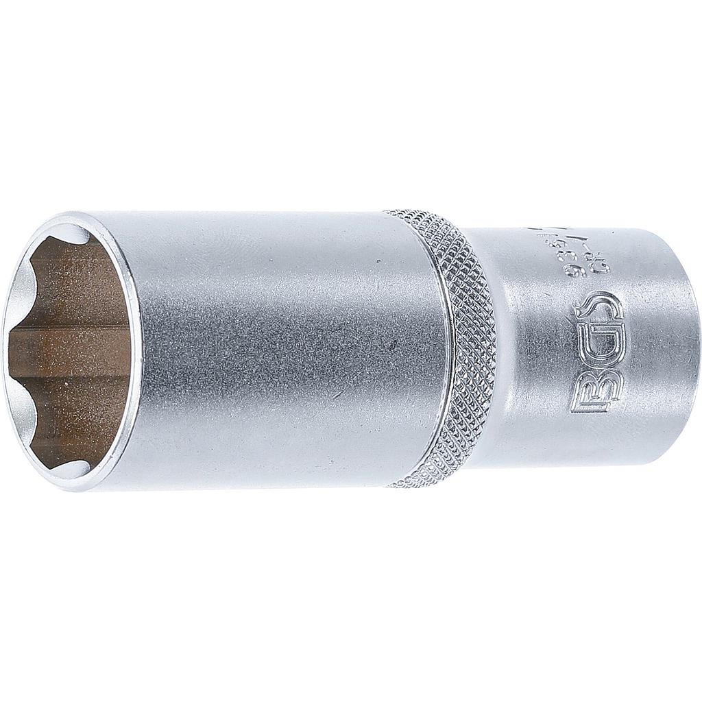Steckschlüssel-Einsatz Super Lock, tief | Antrieb Innenvierkant 12,5 mm (1/2") | SW 24 mm