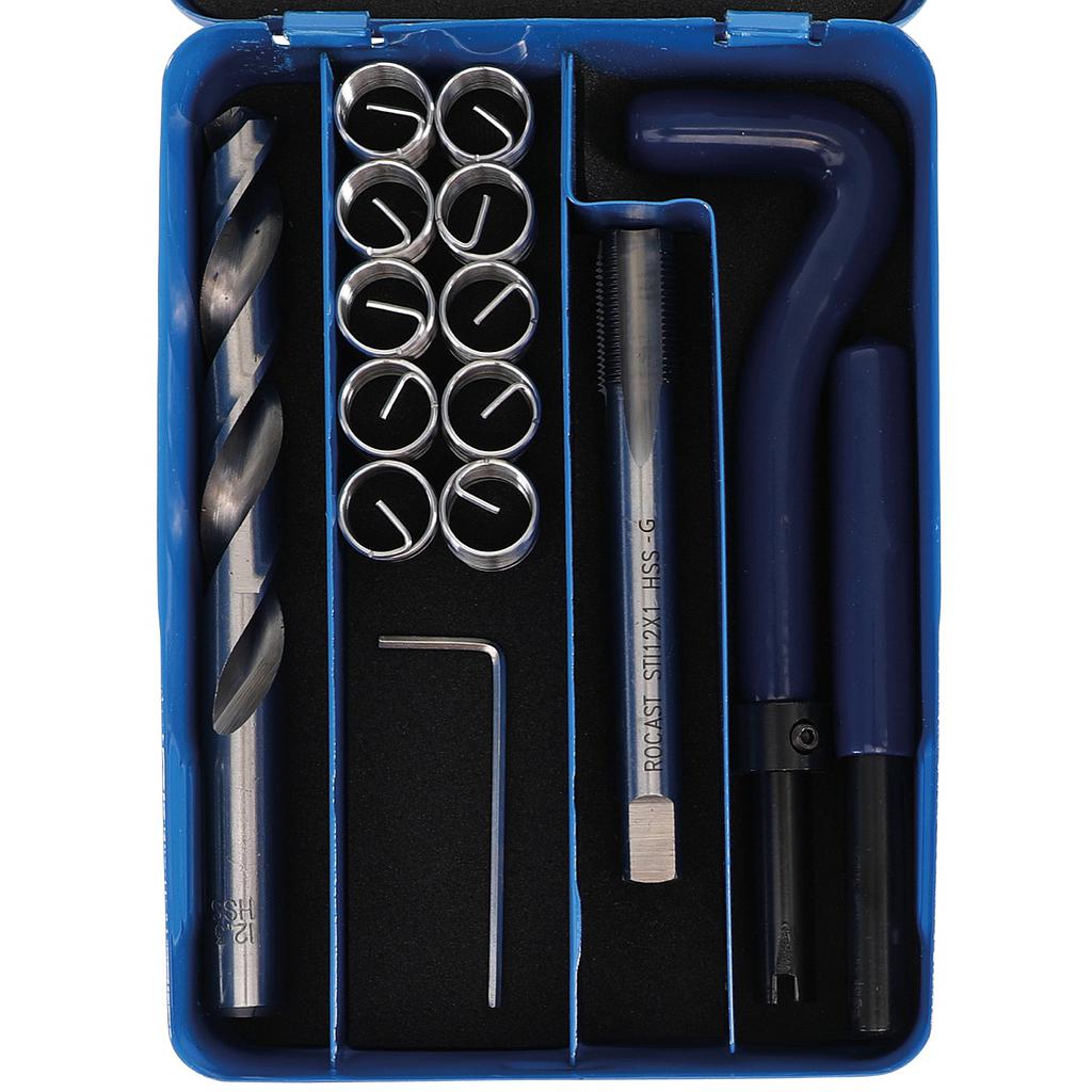 Gewinde-Reparatursatz | M12 x 1,0 mm | 14-tlg.