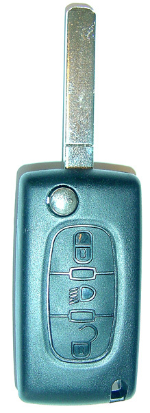 sleutelhuis: 3-knops licht (batterij op plaat)