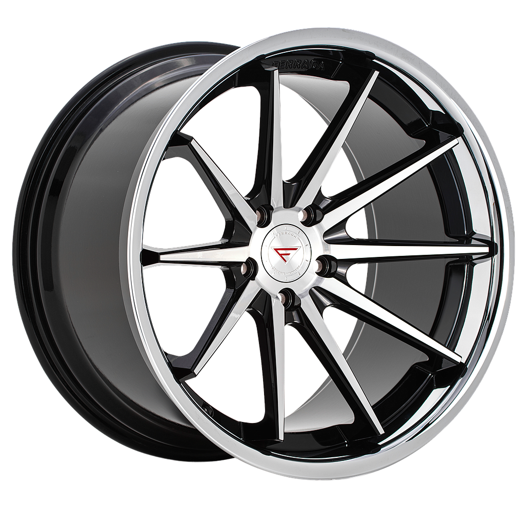 FERRADA FR4 Machine Black / Chrome Lip 9x20 72.6 60° Kegel